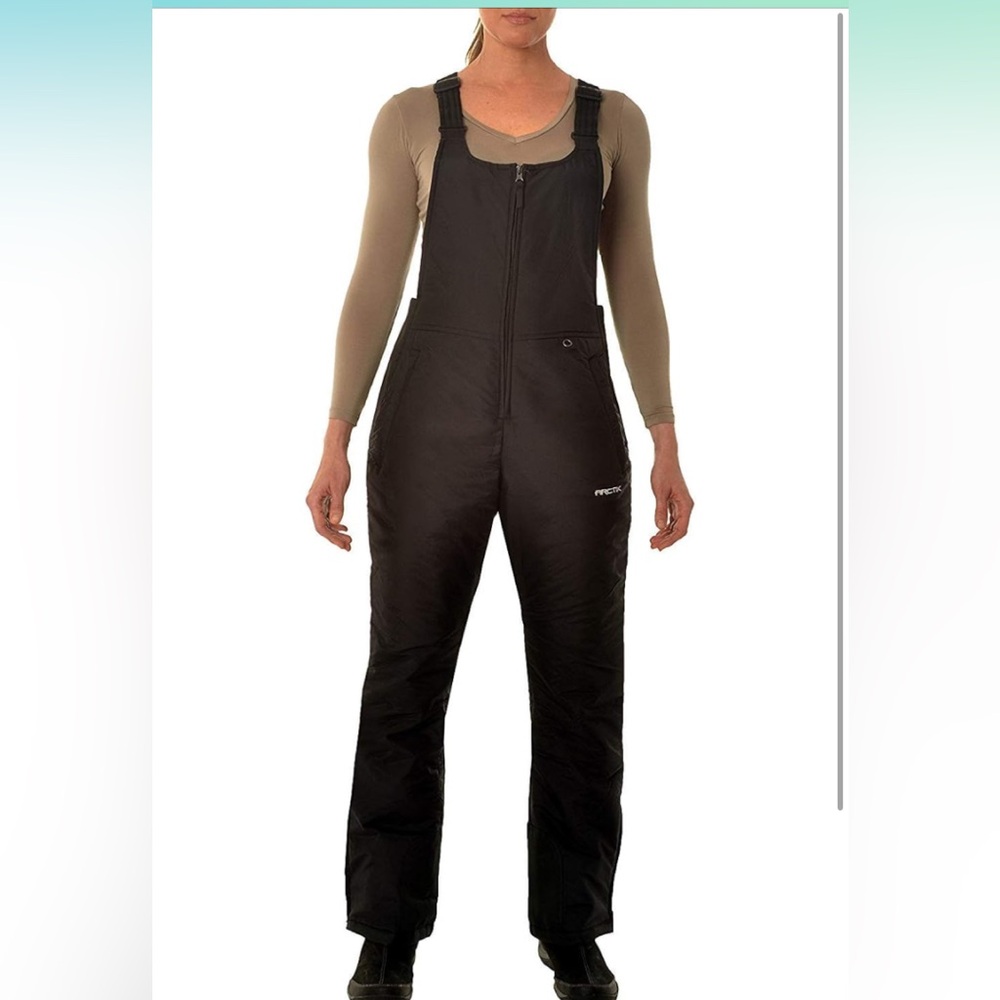 Women’s 1xl Arctic black snow bib.